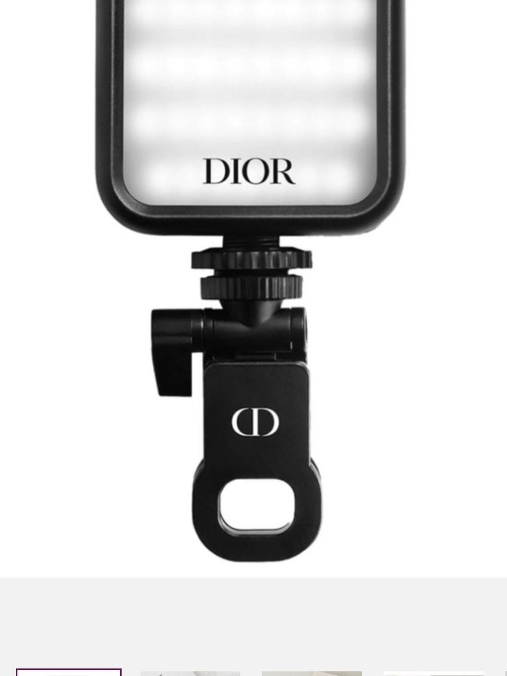 DIOR Black LED On-Camera Video Light